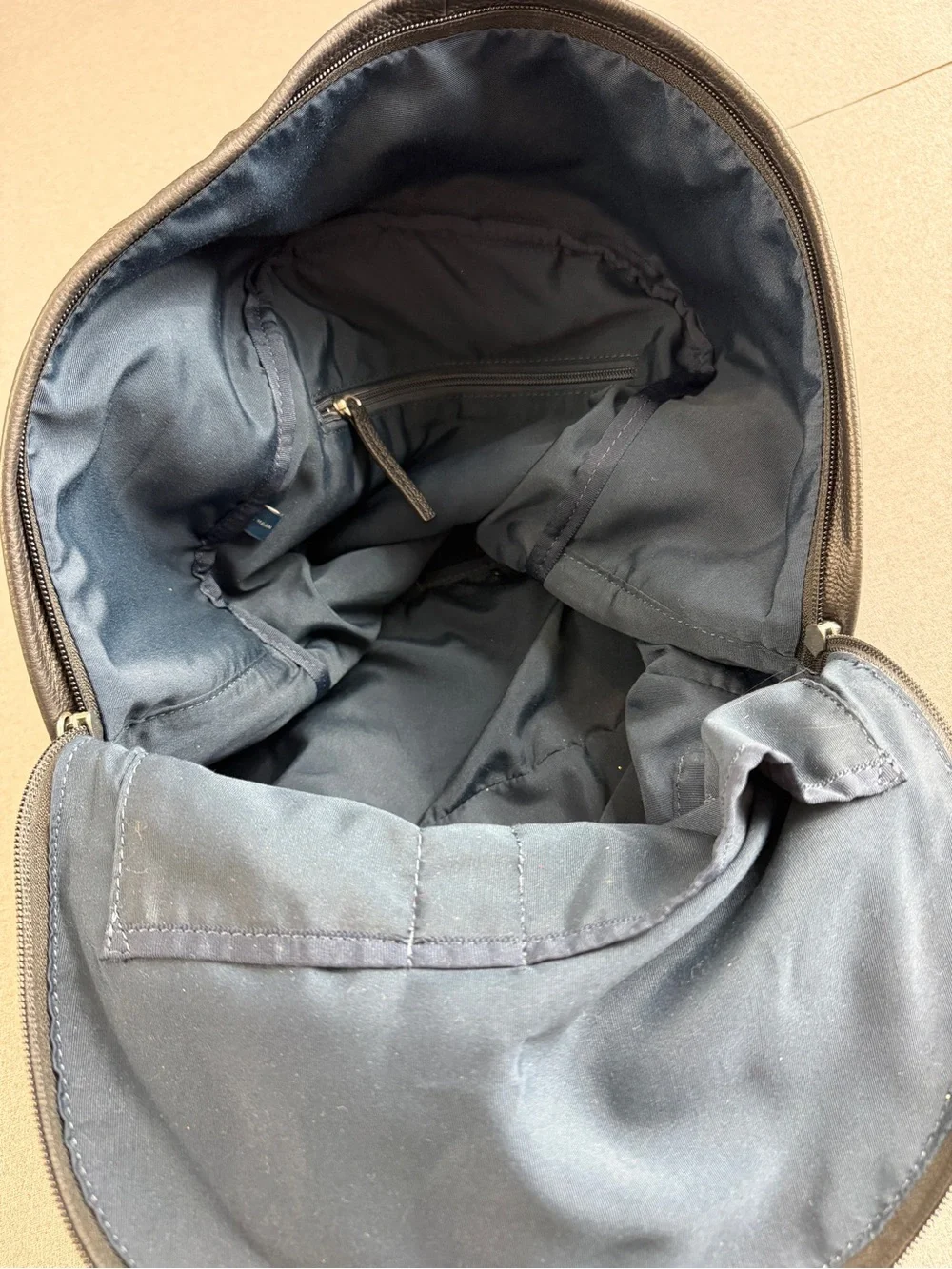Cole Haan Dark Brown Leather Backpack